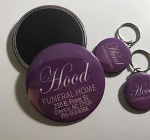 Load image into Gallery viewer, Logo Buttons and Key Chains