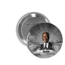 Load image into Gallery viewer, Memorial Buttons Round and Rectangle