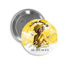 Load image into Gallery viewer, Memorial Buttons Round and Rectangle