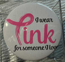 Load image into Gallery viewer, Breast Cancer Awareness Buttons
