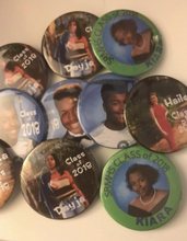 Load image into Gallery viewer, Graduation buttons  - Round and Rectangle
