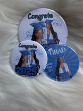 Load image into Gallery viewer, Graduation buttons  - Round and Rectangle
